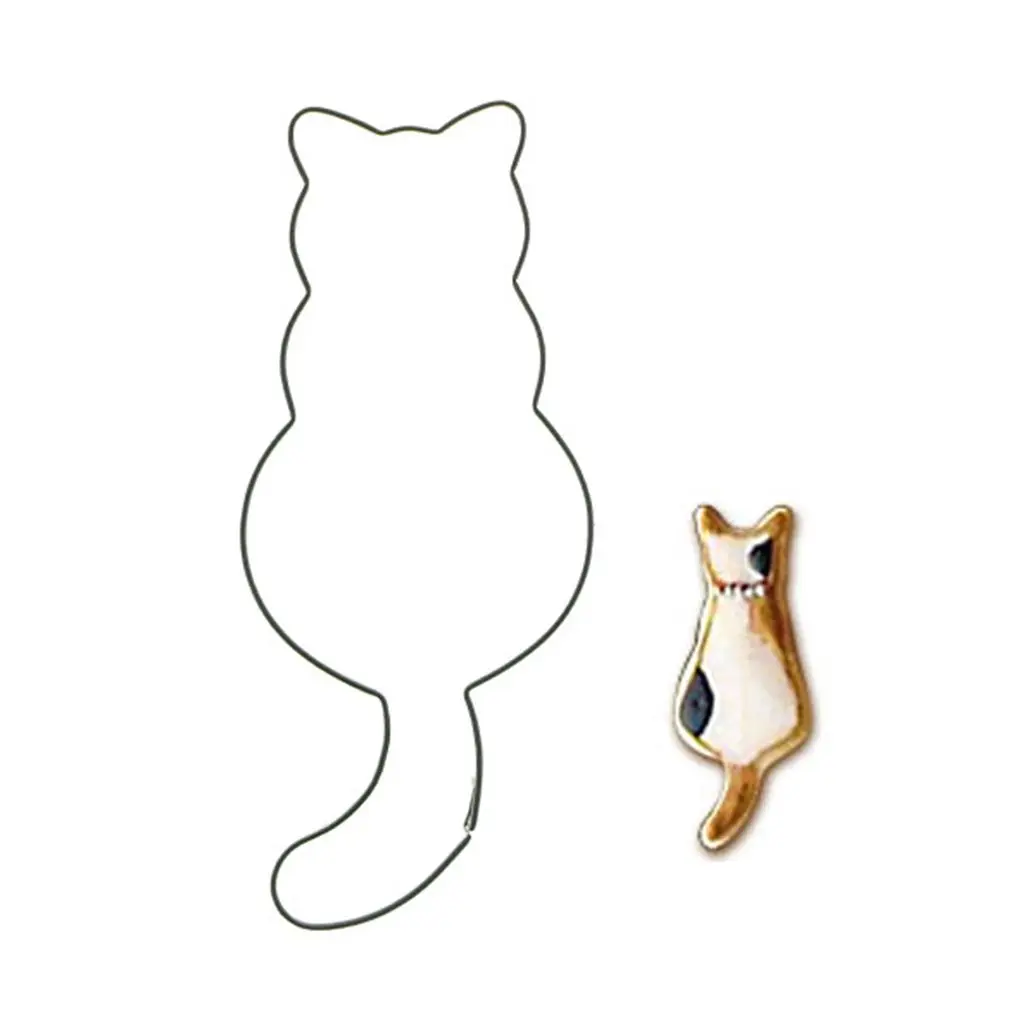 Biscuit Cutter Puzzle Cute Cat Bird Shape Stainless Steel Sandwich Cutter for Kids Adults - Цвет: 2