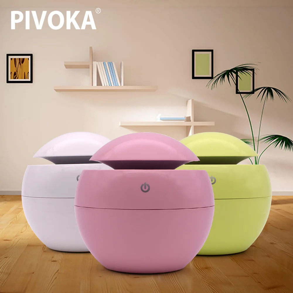 

PIVOKA 7 Colors Night Light Ultrasonic Aroma Humidifier Air Essential Oil Diffuser Smart Home Purifier Atomizer Refresher