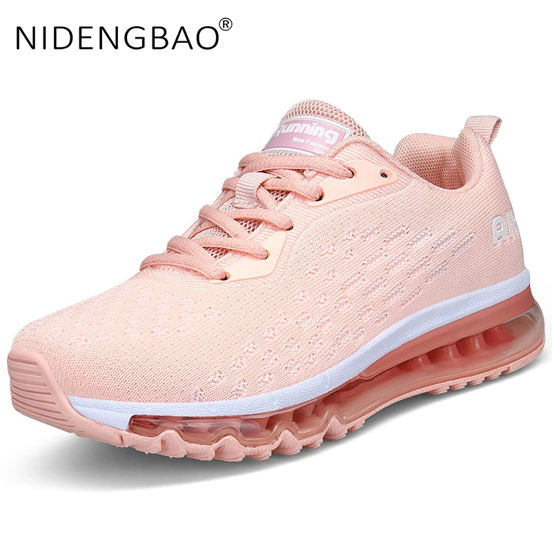 

Unisex Sneakers Women 2019 Light Weight Running Shoes Air Cushion Breathable Sneakers High Quality Big Size Couple Sport Shoes