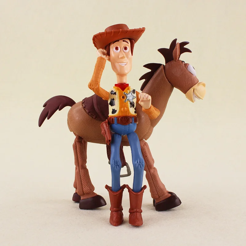 4 шт./лот История игрушек косплей кукла Buzz Lightyear Woody Jessie Bullseye из ПВХ модель игрушки
