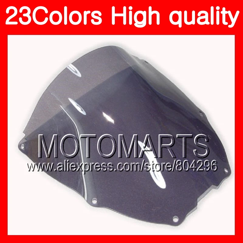 

23Colors Windscreen For HONDA VTR1000 2000 2001 2002 2003 04 2005 2006 RC51 SP1 SP2 VTR 1000 Chrome Black Clear Smoke Windshield