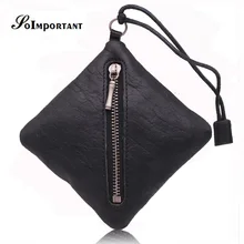 Домработница Key Holder Для мужчин Женские Кошельки мужской Пояса из натуральной кожи на молнии Ключи случае Сумки брелок Чехлы для мангала ключи карман-Органайзер