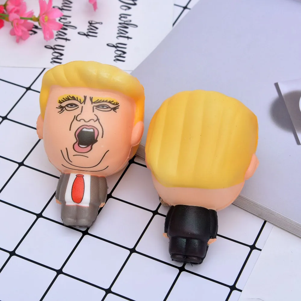 1 шт. милый Дональд Трамп стресс сжимающий мяч Jumbo мягкая игрушка Squishies игрушки для снятия стресса для детей Забавный шутка реквизит подарок# TC