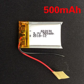 

1/2x 3 7V Volt Li Po Ion Lipo Rechargeable Batteries 602030 Lithium Polymer Battery For Smart Watch PSP LED Lamp RC Helicopter