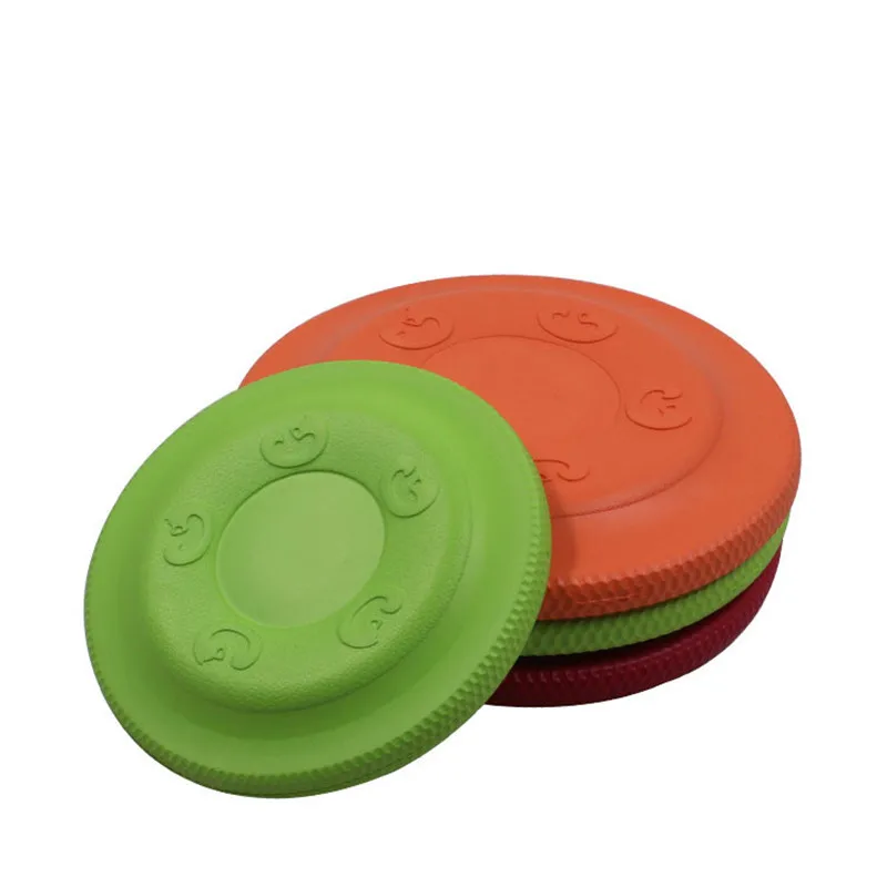 

New Large Dog Toy Trainning Puppy Toy Rubber Fetch Flying Disc Frisby Pet Supplies Dog Accessories Pet Molar Toy