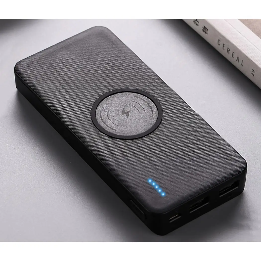 Модный портативный двойной USB выход беспроводной зарядки Быстрая Зарядка power Bank