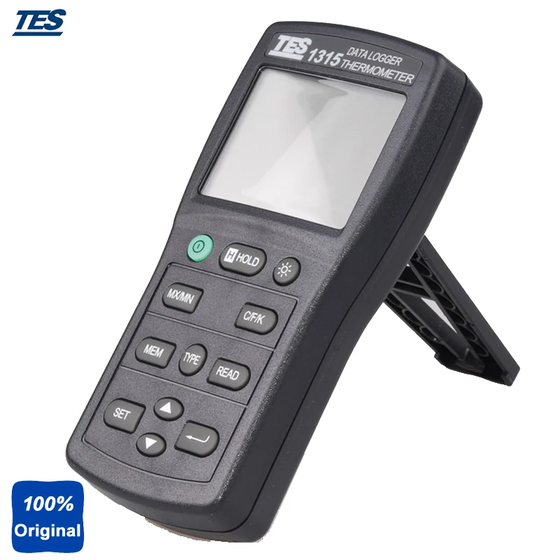 TES-1315 Высокоточный цифровой термометр K, J, E, T, R, S, N Тип Предупреждение пчеловодом 7500