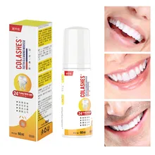 Зубная паста от зубных пятен, удаление неприятного дыхания, уход за полостью рта, пена, зубная паста 60 мл, стоматологическая зубная паста, Прямая поставка