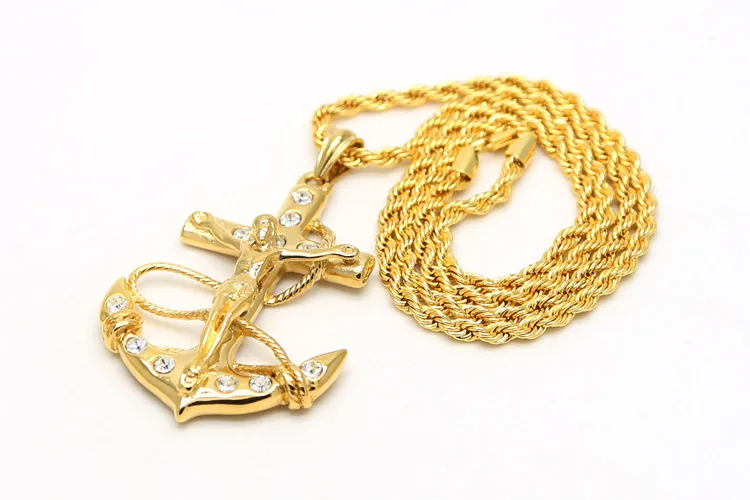 ZIDOM 24k Gold Plated crucifixion Jesus 