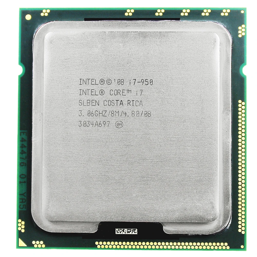 Intel core i7 950 INTEL i7-950 процессор intel core i7 950 3,06 ГГц четырехъядерный процессор LGA 1366 настольный процессор гарантия 1 год