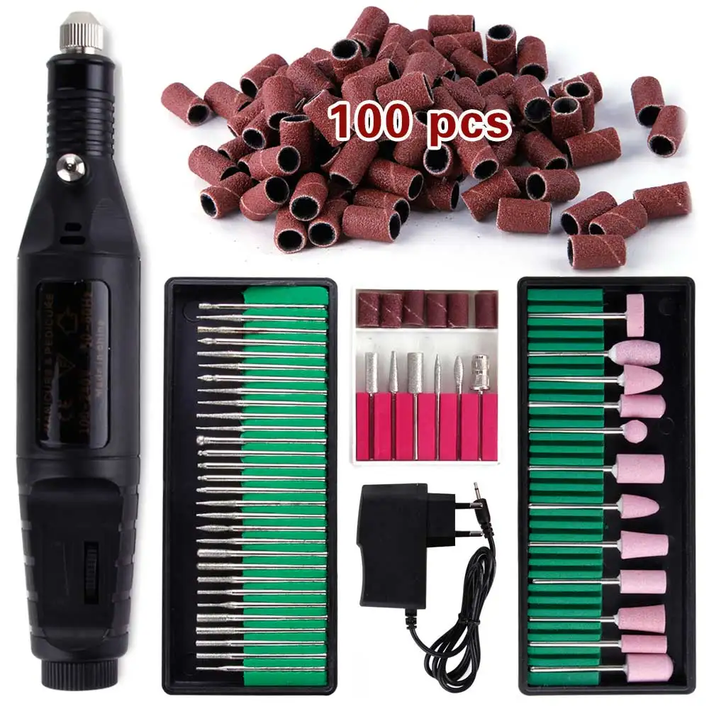 Limited Offer for  Electric Manicure Milling Machine Apparatus Ceramic Cutter Nail Drill Bits Tools Diamond Cutters UV