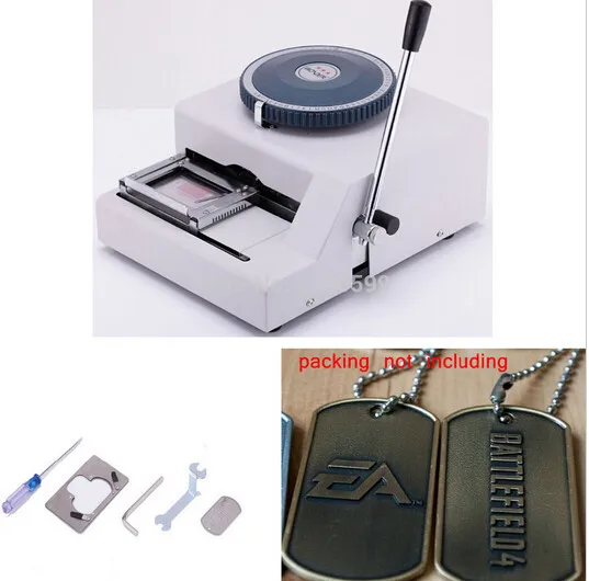 

Free Shipping! Guarantee 100% New 52D PET tag Embosser,Manual dog tag embosser machine ,steel embossed machine 52Characters