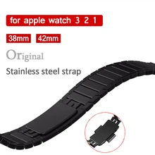 316L Stainless Steel  for Apple Watch band strap 42mm/38mm link bracelet metal wrist Belt Buckle watchband for iwatch 3/2/1