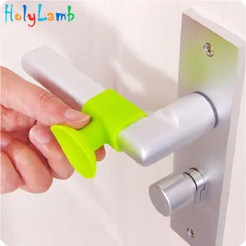 

3Pcs Silicone Suction Cup Door Sucker Handle Anti-collision Pad Mute Reduce Noise Baby Safety Protection Child Lock Security
