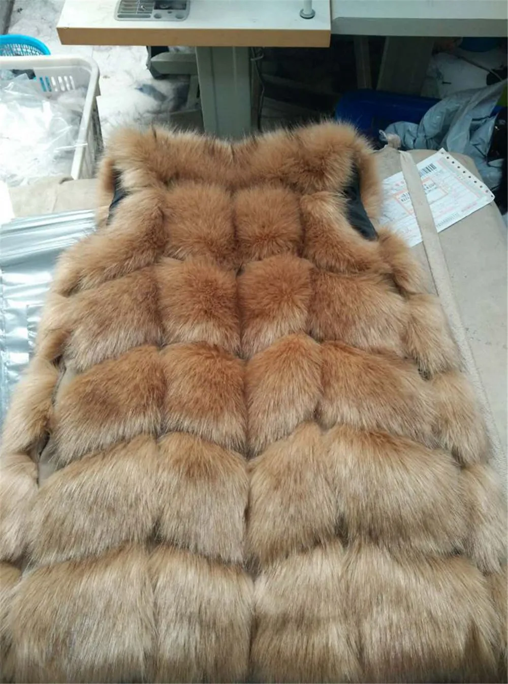 Plus size 4XL Fur Vest coat Luxury Faux Fox Warm Women Coat Vests Winter Fashion imitation furs Women's Coats Jacket Gilet Veste (13)