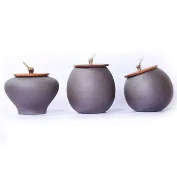 

Ceramics Tea Caddies Porcelain Tea Container Sealed Jar Storage Bottle Storage Boxes Tea Set Accessories Office Teaware