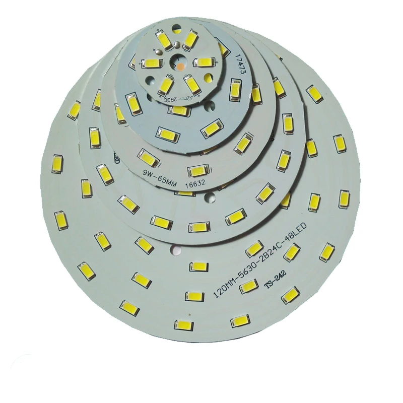 3 Вт 5 7 9 12 15 18 24 5730 Яркость SMD светильник доска светодиодный Панель для лампы PCB с |