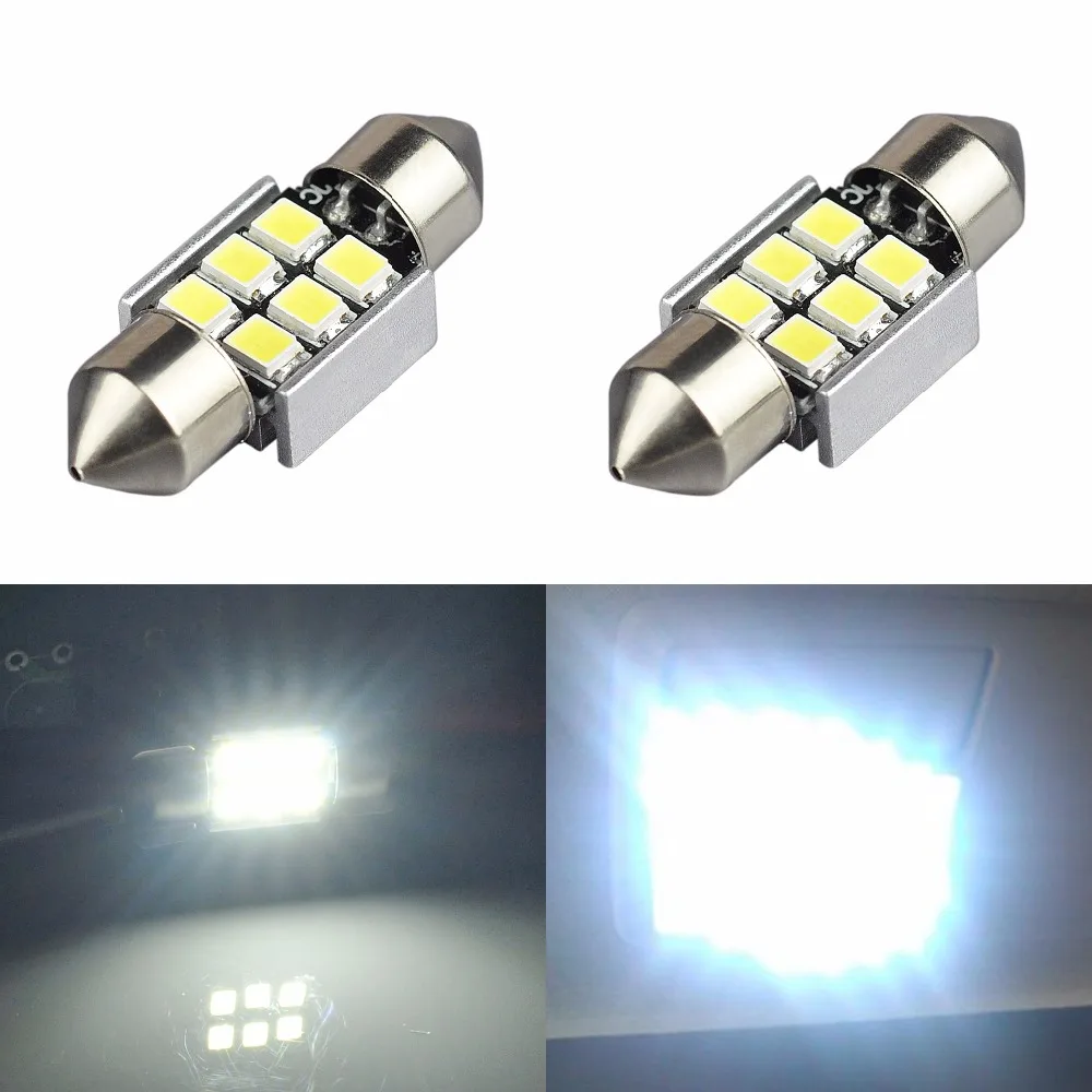 AGLINT 10PCS Auto LED C5W Festoon 31mm Bulbs CANBUS DE3175 2835SMD