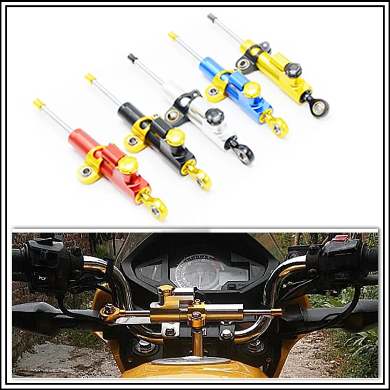 MT07 MT09 FZ MT 09  CNC Damper Steering StabilizerLinear Reversed Safety Control for CBR1000 CBR 1000 08-12 CBR600 CBR 600 F5 05