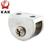 KAK Half Round Glass Clamps Plane Zinc Alloy Shelves Support Two Hole Corner Brackets Clips For 8mm Thick Furniture Hardware ► Photo 3/6