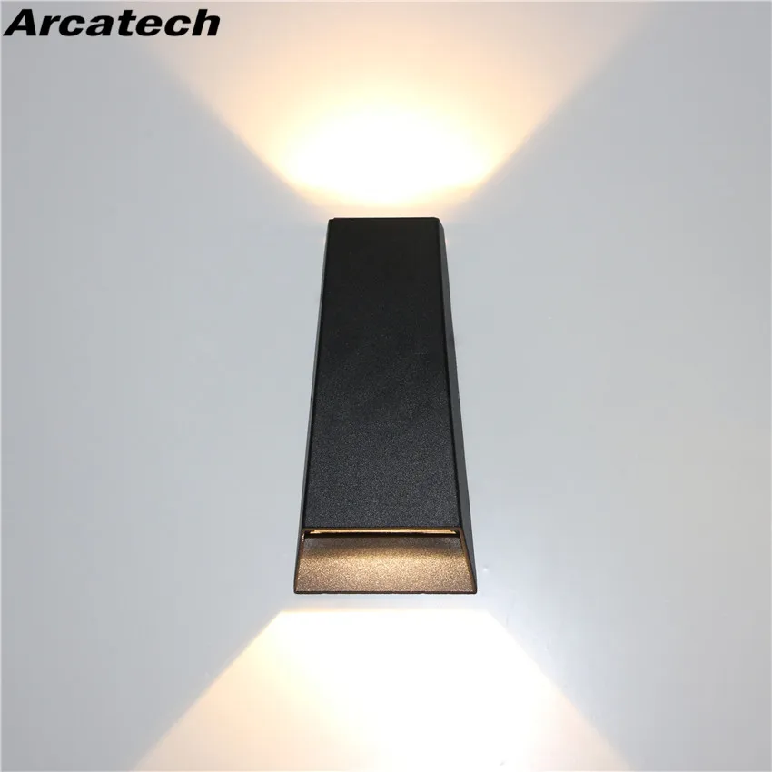 6W LED Outdoor Wall Lamp Porch Light Fashion Garden IP65 For Art Home Decoration Double Wall Sconce Light Fixture NR-38