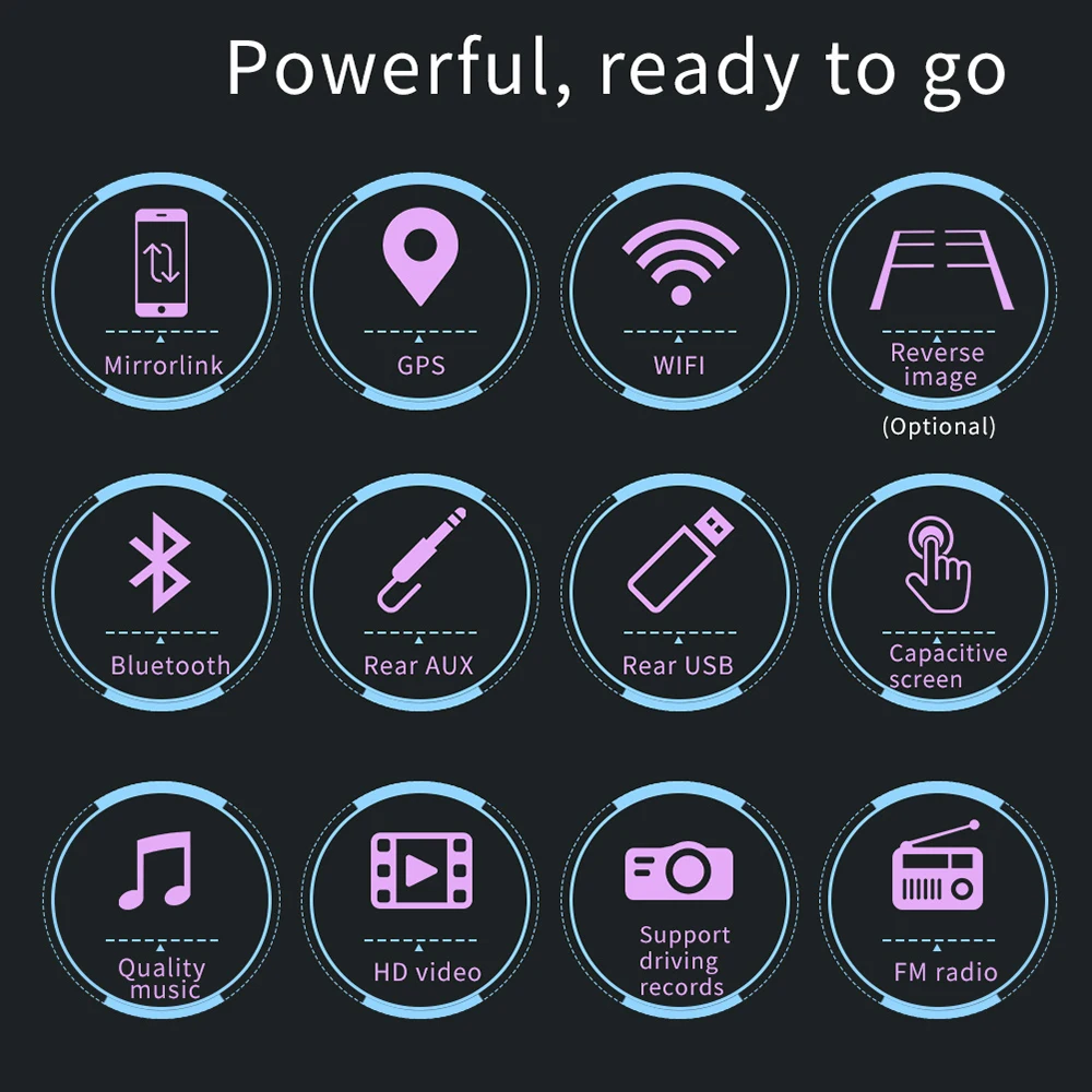 Bluetooth 7 дюймов HD 2Din сенсорный в тире Автомобильный MP5 плеер USB TF AUX GPS стерео радио с