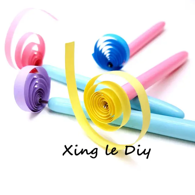 Download 20pcs Paper Craft Tool Quilling Paper Pen DIY Assorted Color Origami Scrapbooking Slotted Paper ...