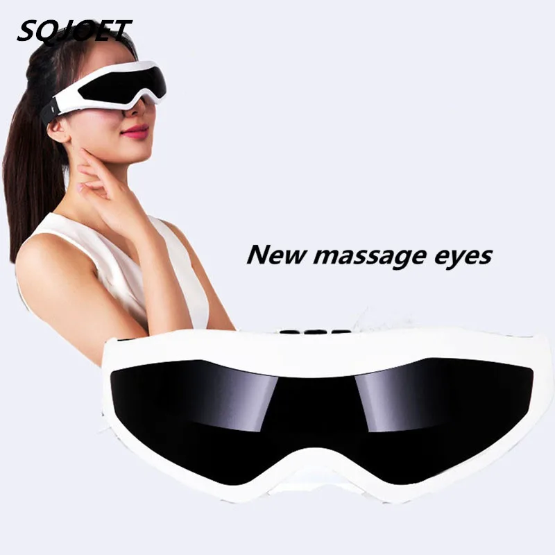 2018 Mask Migraine DC Electric Care Forehead Eye Massager with Free Gift Eye Mask, Free Shipping Alleviate Fatigue Massager rabbit print wrap pajama set with eye mask