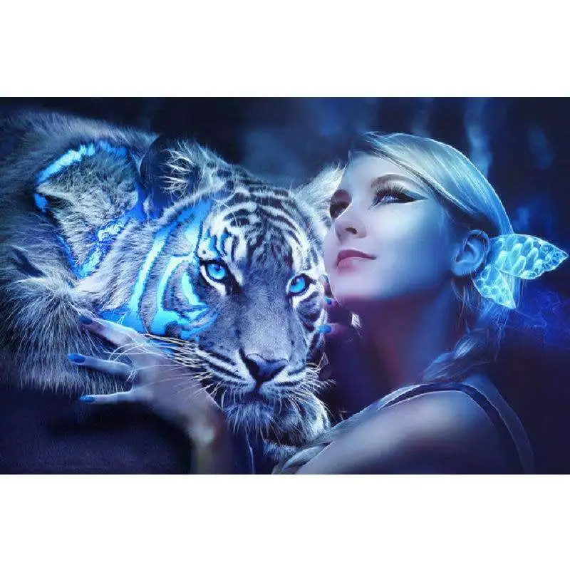 

Tijger met Vrouw