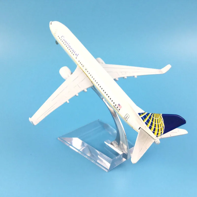 1:400 16 см пассажирский самолет Boeing B737-800 N27213 континентальные авиалинии сплав Airbus Juguetes игрушка Коллекционная модель самолета