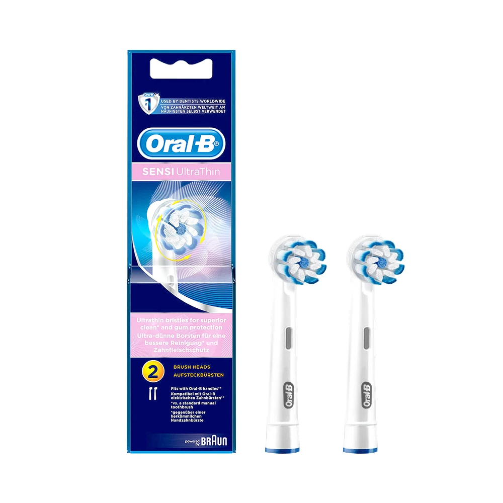 2 шт./упак. Oral B электрические зубные щётки Зубная щётка головки Eb60 ультратонкий