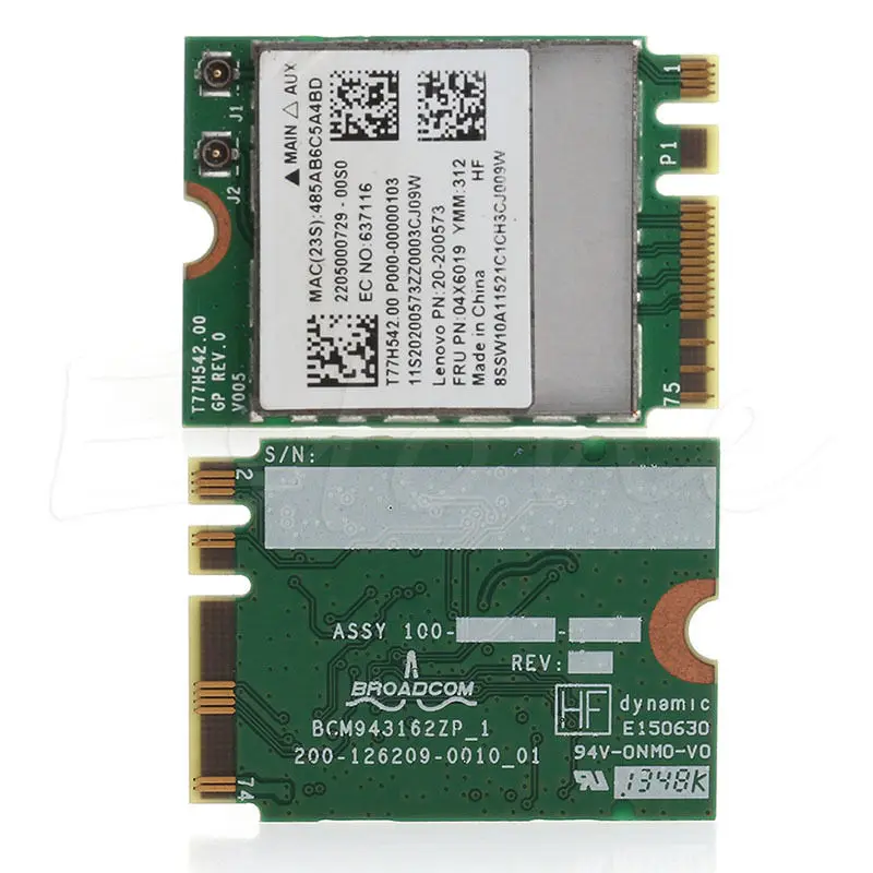 Bluetooth 4,0 Беспроводная 2,4G + 5G Двухдиапазонная wifi карта для lenovo G50-30 45 70 70M Z50-70-75 C26 Bluetooth 4,0 Беспроводная 2,4G + 5G Двухдиапазонная wifi карта для lenovo G50-30 45 70 70M Z50-70-75 C26