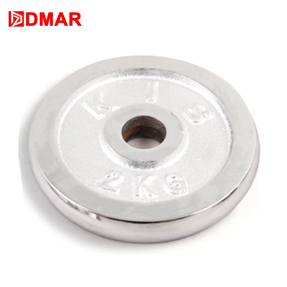 DMAR1pc 2 кг гантели дисковые гири для фитнеса тяжелая атлетика оборудование