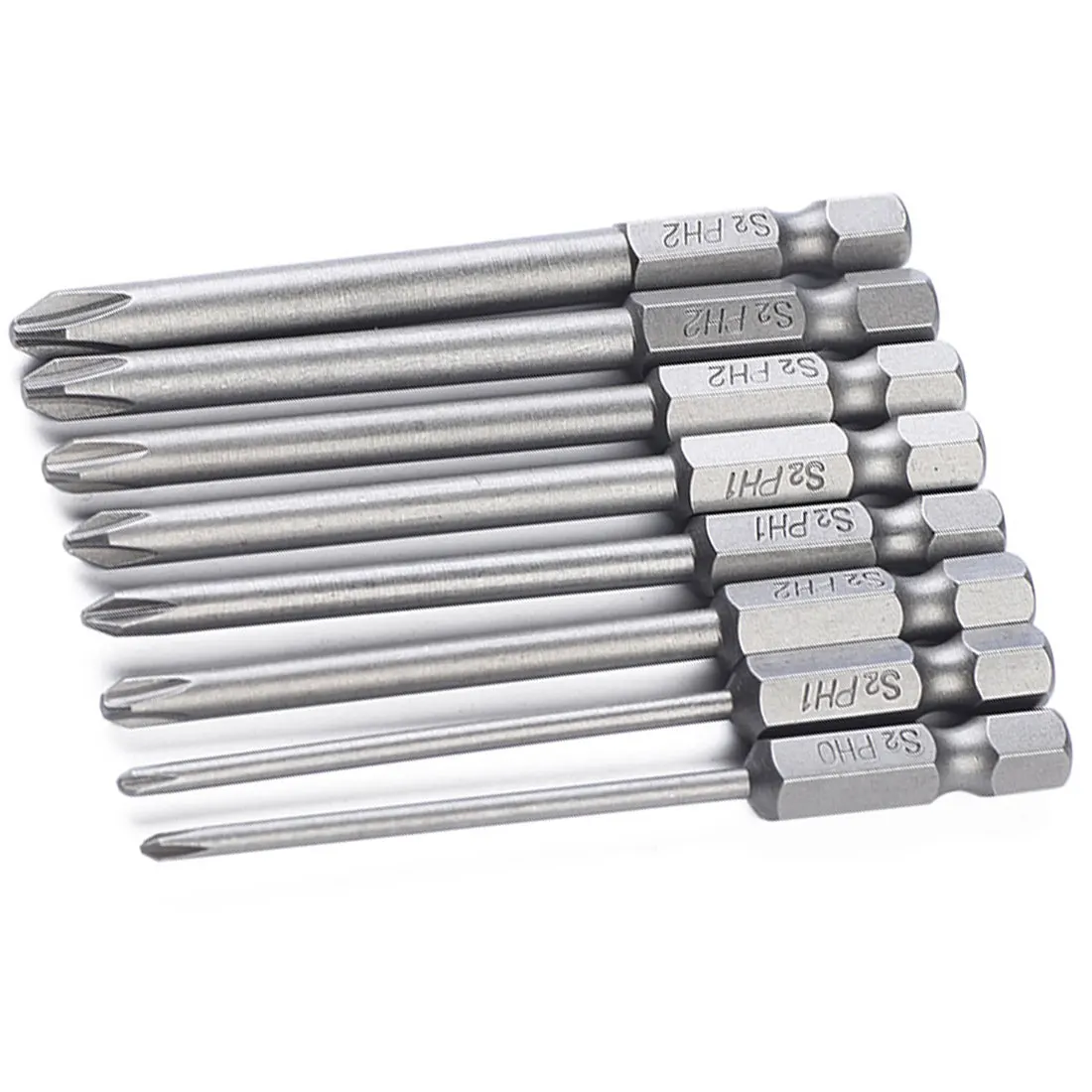LONG MAGNETIC 1//4 INCH HEX SHANK SCREWDRIVER BITS POWER TOOLS FLAT PHILIPS TORX
