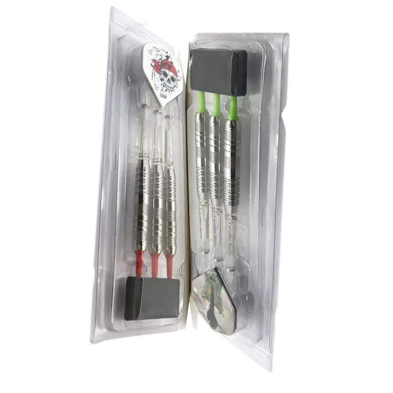 3pcs/best quality 17g soft dart game with red/green drum PET flying toy darts for indoor and outdoor entertainment
