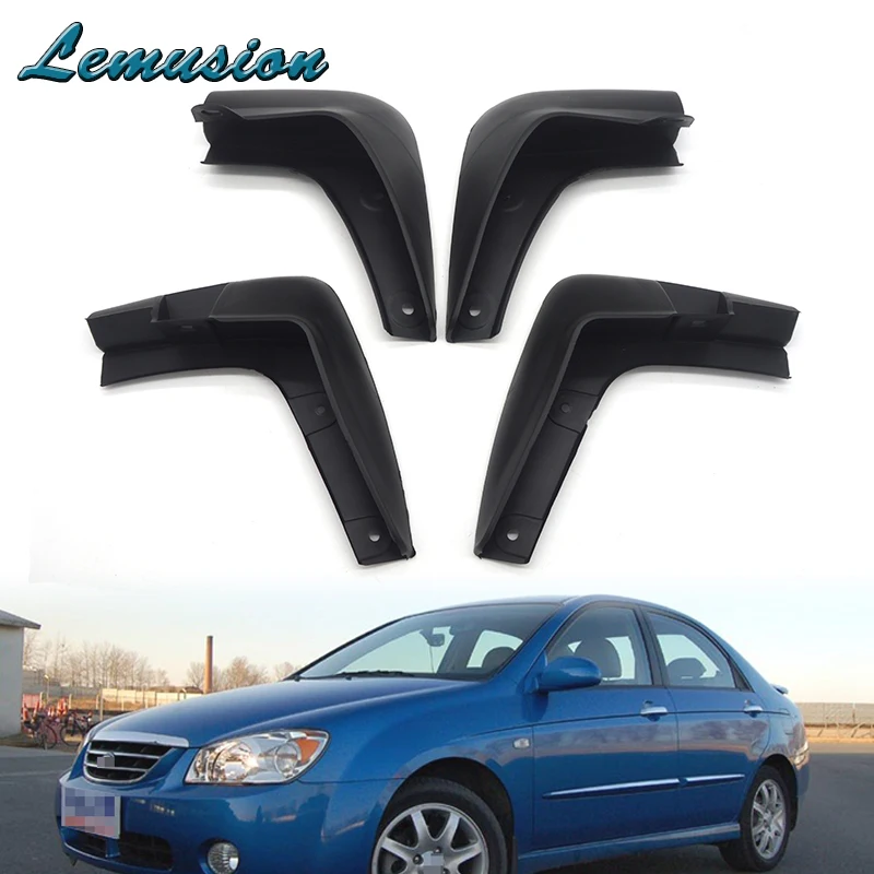 1Set Car Front Rear Mudguards For 2007 2008 2009 KIA Cerato Spectra