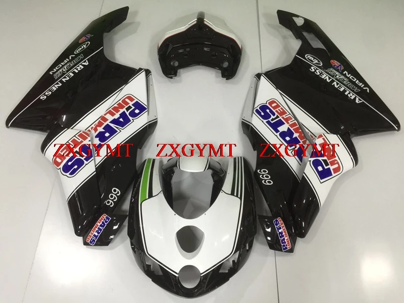 

Fairing Kits for for DUCATI 749 2005 - 2006 Abs Fairing 749R 06 Black White Abs Fairing for DUCATI 999 05