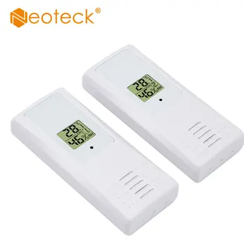 

Neoteck 2Pcs Wireless Thermo-Hygrometer Weather Station Sensor for 8-Channel Weather Stations Wireless