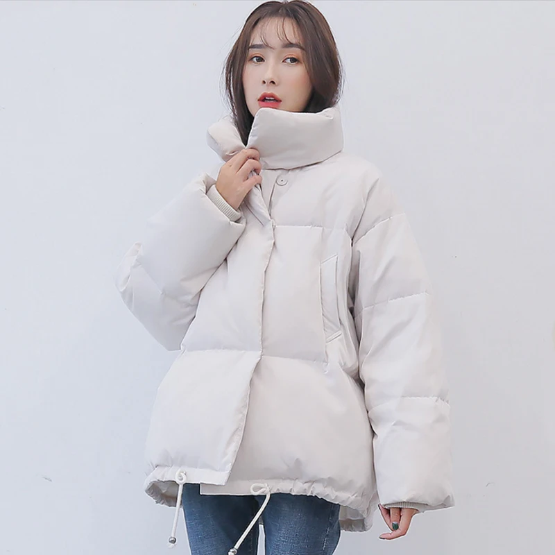 Fitaylor зимняя куртка пальто 90% белый утиный пух парки свободные теплые черные
