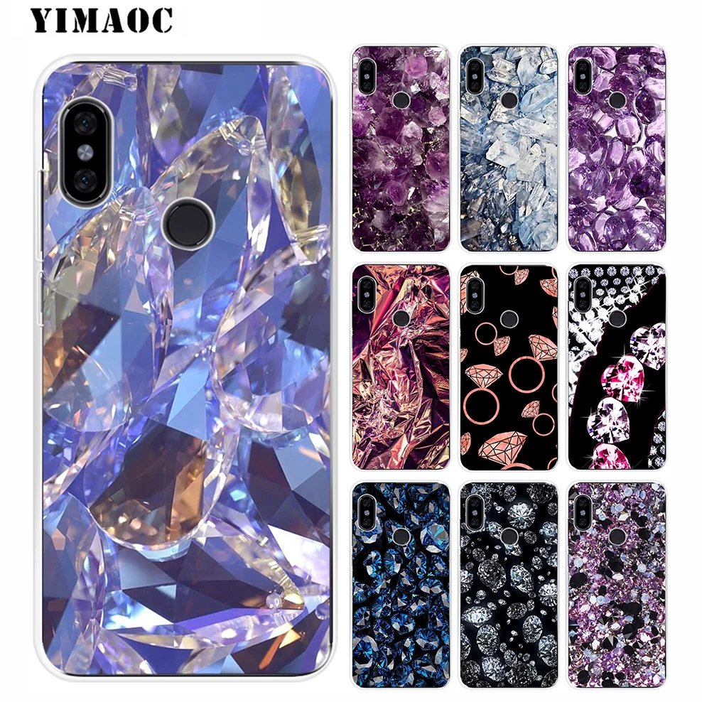 YIMAOC Мягкий силиконовый чехол со стразами для Xiaomi Redmi 6 6A 5A 5 S2 Puls Note 8 7 4X4 4A Pro Go |