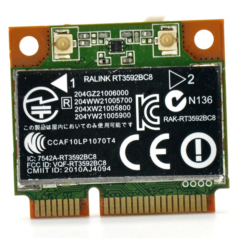 Беспроводная мини карта Ralink RT3592 RT3592BC8 300 Мбит/с 802 11 a/b/g/n Mini PCI E Express + Bluetooth 3 0 для