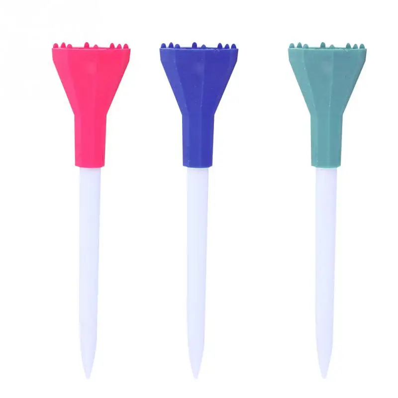 5PCS 87mm Golf Tees Durable Rubber Golf Ball Tees Nails Golfer Training