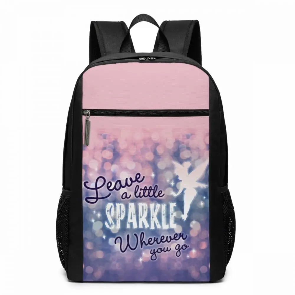 Tinkerbell Рюкзак Tinkerbell рюкзаки тренд высокого качества сумка шоппер принт для мужчин и женщин студенческие многофункциональные сумки - Цвет: Leave A Little