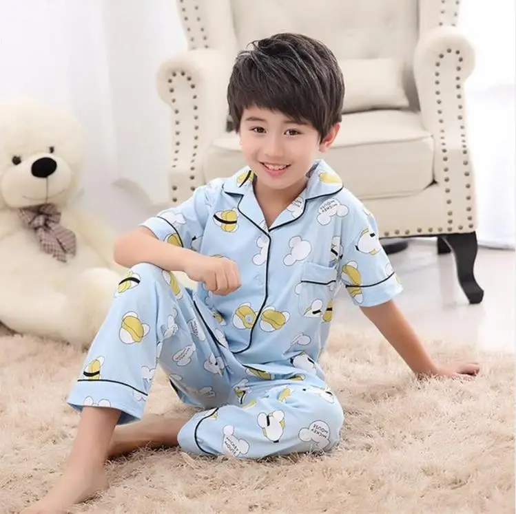 

Cotton Linen Baby Boys Girls Sleepwear Soft Fashion Unisex Kids Outfits Children Summer Clothing Pajamas Sets Tops Shorts 2Pcs