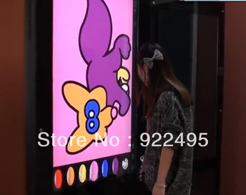 

Free shipping 70 inches Interactive 10 touches foil For LCD/LED Monitor And Windows Shop Glass