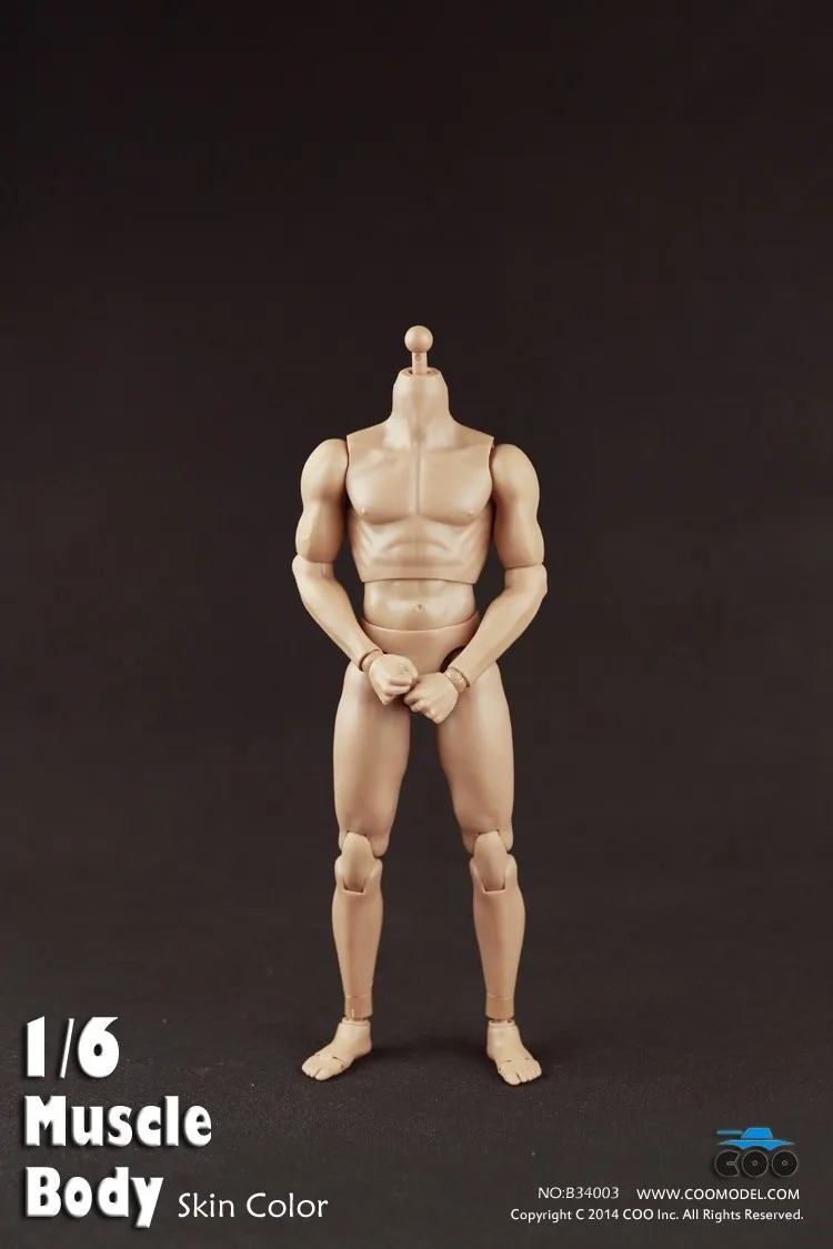 1/6 масштаб фигурка аксессуары Кукла тело для 1" фигурка кукла нормальное мужское тело в коричневой коже