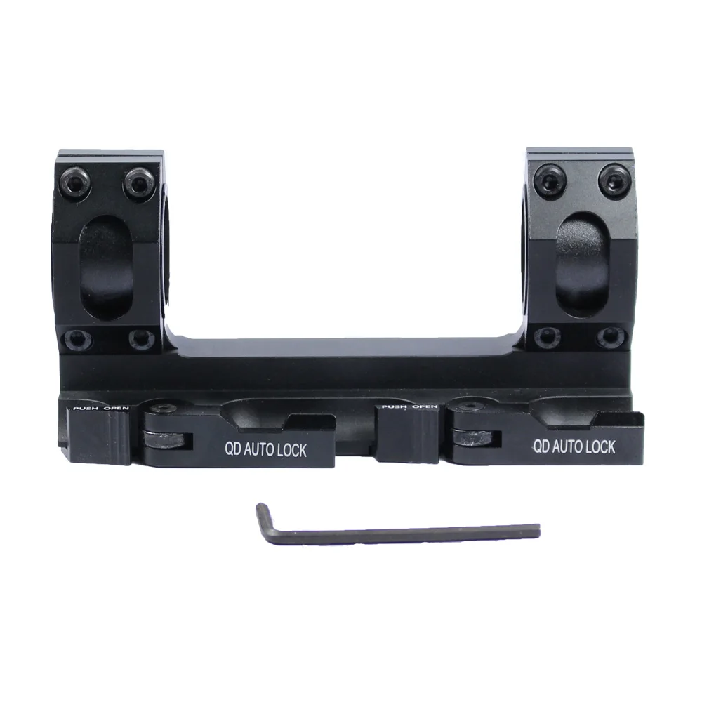 Tensdarcam Duplo Anel Cantilever Pesados Escopo Montar Liberação Rápida Picatinny Weaver Ferroviário Caça 25.4mm 30mm 3 Cheap Acessórios e suporte de extensão