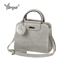 YBYT brand 2019 new vintage casual PU leather women handbags hotsale ladies small shopping bag shoulder