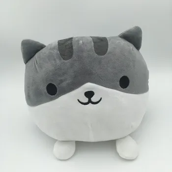 

5 pcs/lot 28CM Game Neko Atsume Plush Doll Figure cartoon cat soft Stuffed Plush Toy High Quality kawaii pillow For Gifts