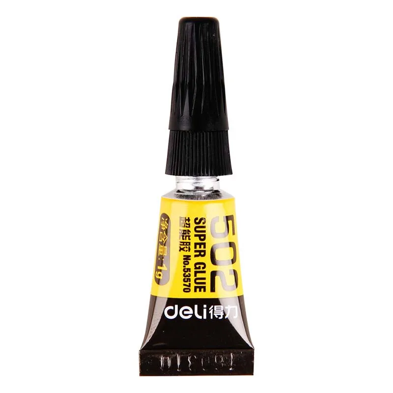Deli 502 Liquid Glue Instant Adhesive Super Glue for Glass Metal